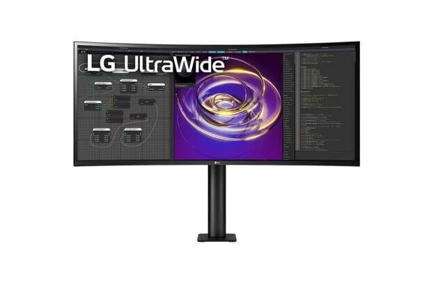 Monitor 34' LG34WP88CN-B,  21:9 Curved UltraWide? QHD (3440 x 1440) Monitor Ergo, 34-inch Curved U